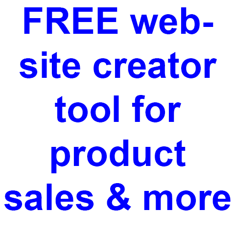 Click here for more details on, FREE Website creator for product sales Click here for more details on, FREE Website creator for product sales