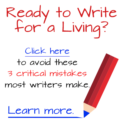 Click here for more details on, Ready to write for a living